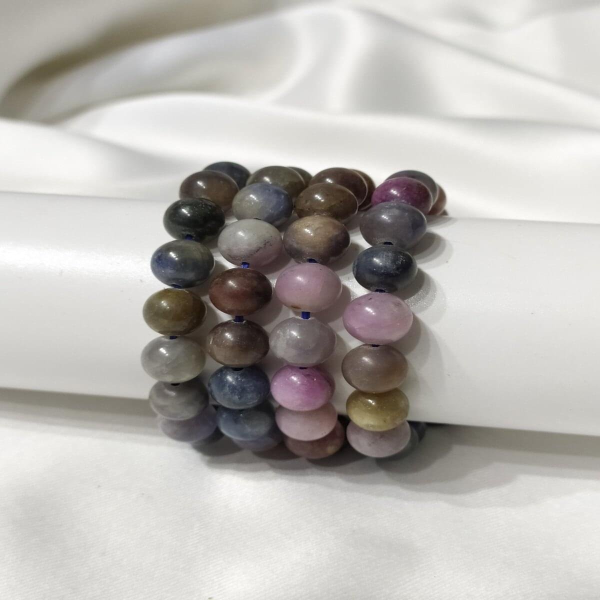 Healing Bracelet Multi Sapphire Gemstone Bracelet - Image 2