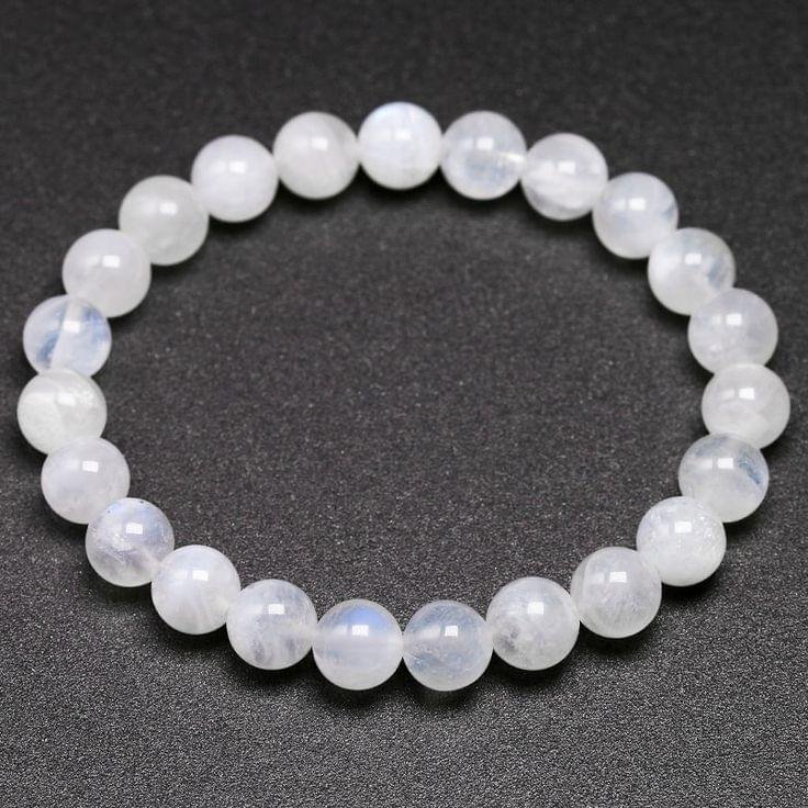 White Rainbow Moonstone Bracelet - Image 2