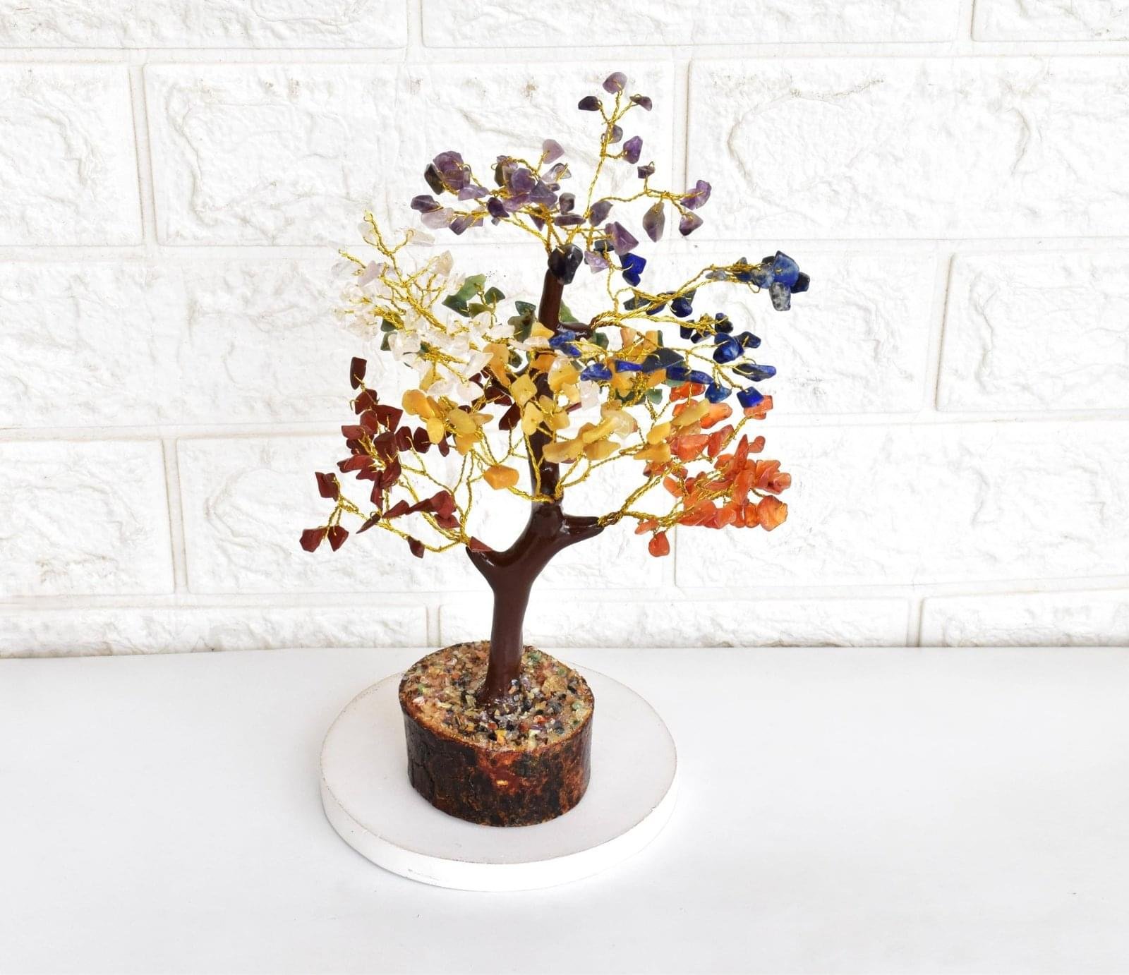 7 Chakra Healing Crystal Tree